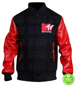 Robert Pattinson MTV Bomber Letterman Jacket Robert Pattinson MTV Bomber Letterman Jacket
